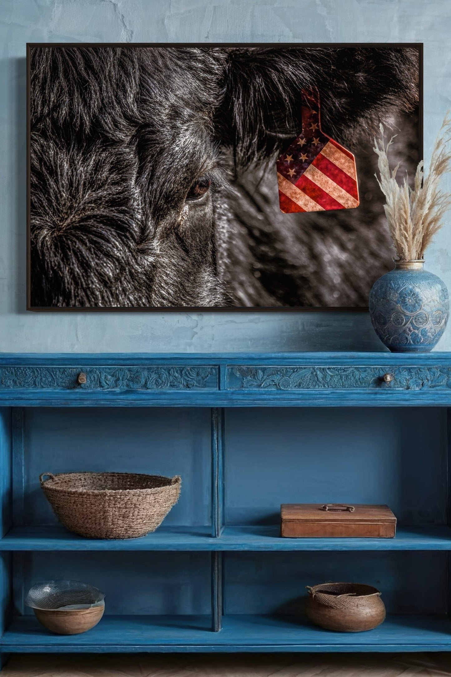 American Angus Beef Canvas - Black Angus Wall Art