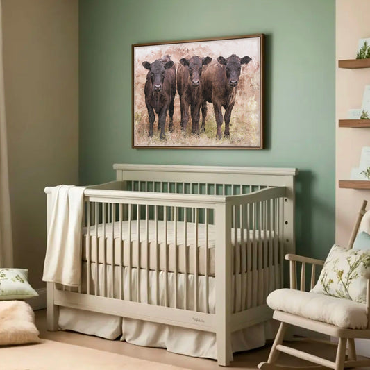 Angus Calves Nursery Decor Wall Art Teri James Photography