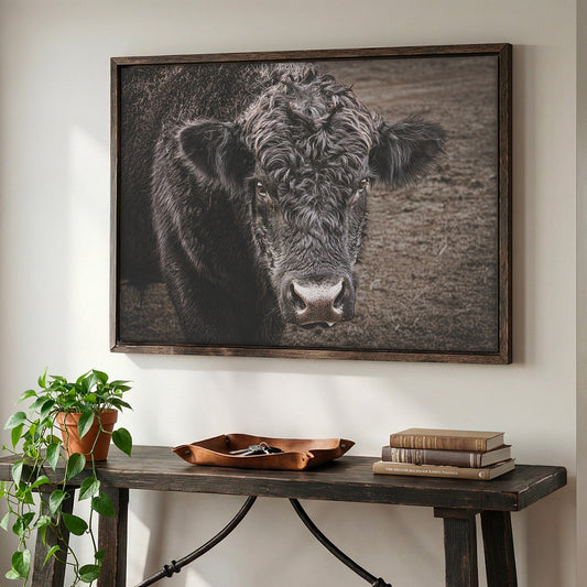 Black Angus Bull Print Wall Art Teri James Photography