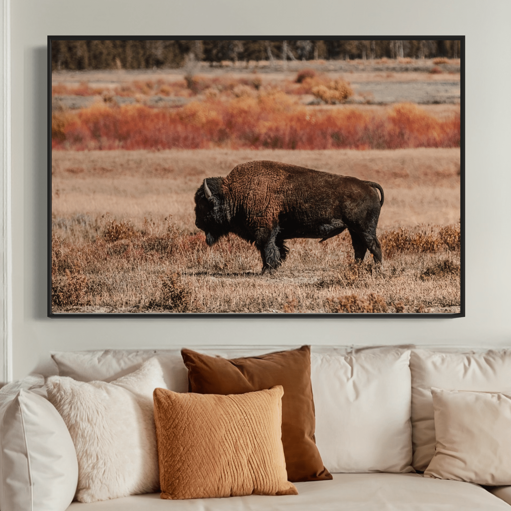 Buffalo Wall Decor - Yellowstone Bison Wall Art Teri James Photography