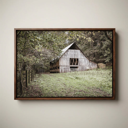 Farmhouse Barn Wall Decor - Rustic Canvas Print