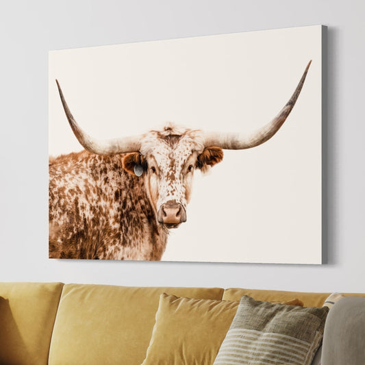Farmhouse Longhorn Wall Decor Wall Art Teri James Photography