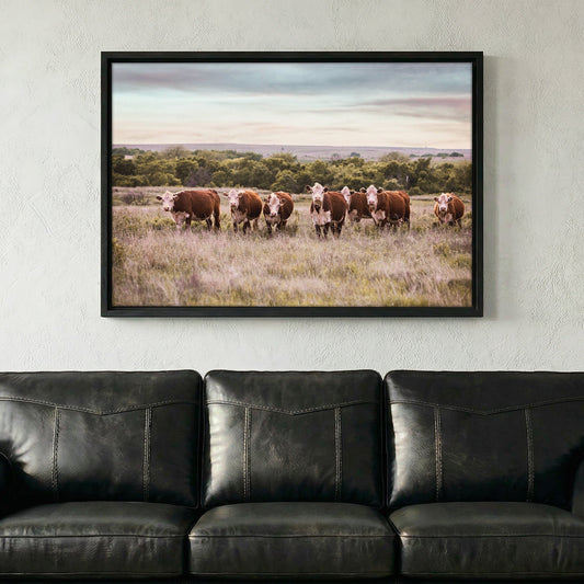 Hereford Cattle Wall Art Wall Art Teri James Photography