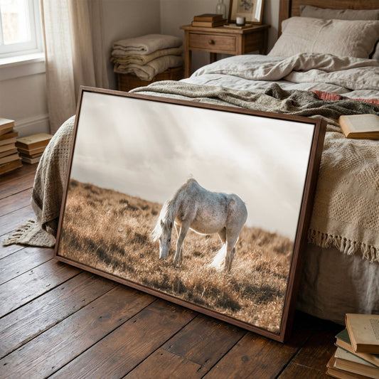 Horse Art Western Decor – Rustic Bedroom Decor | Horse Canvas Print Wall Art Teri James Photography