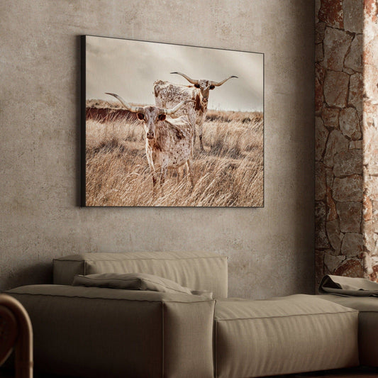 Longhorn Canvas Wall Art Print Wall Art Teri James Photography