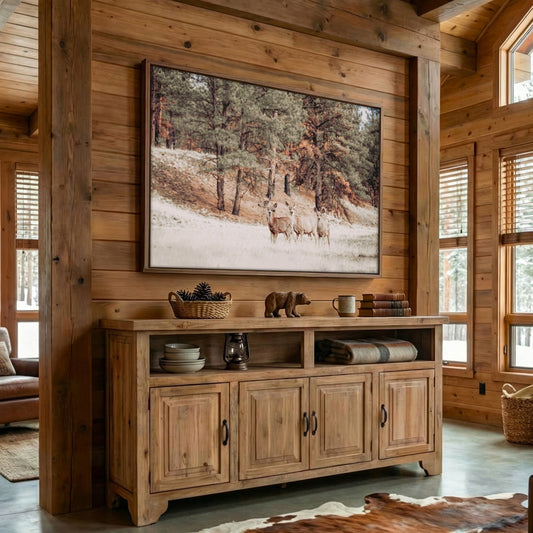 Mule Deer Canvas Print - Large Wildlife Wall Art - Colorado Mountain Decor Wall Art Teri James Photography