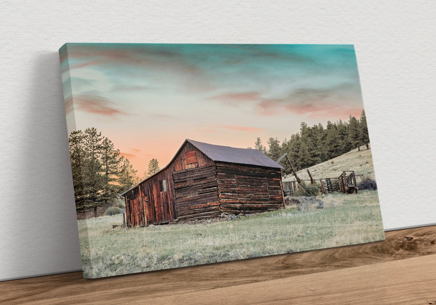 Old Barn in Colorado Canvas Print Canvas-Unframed / 12 x 18 Inches Wall Art Teri James Photography