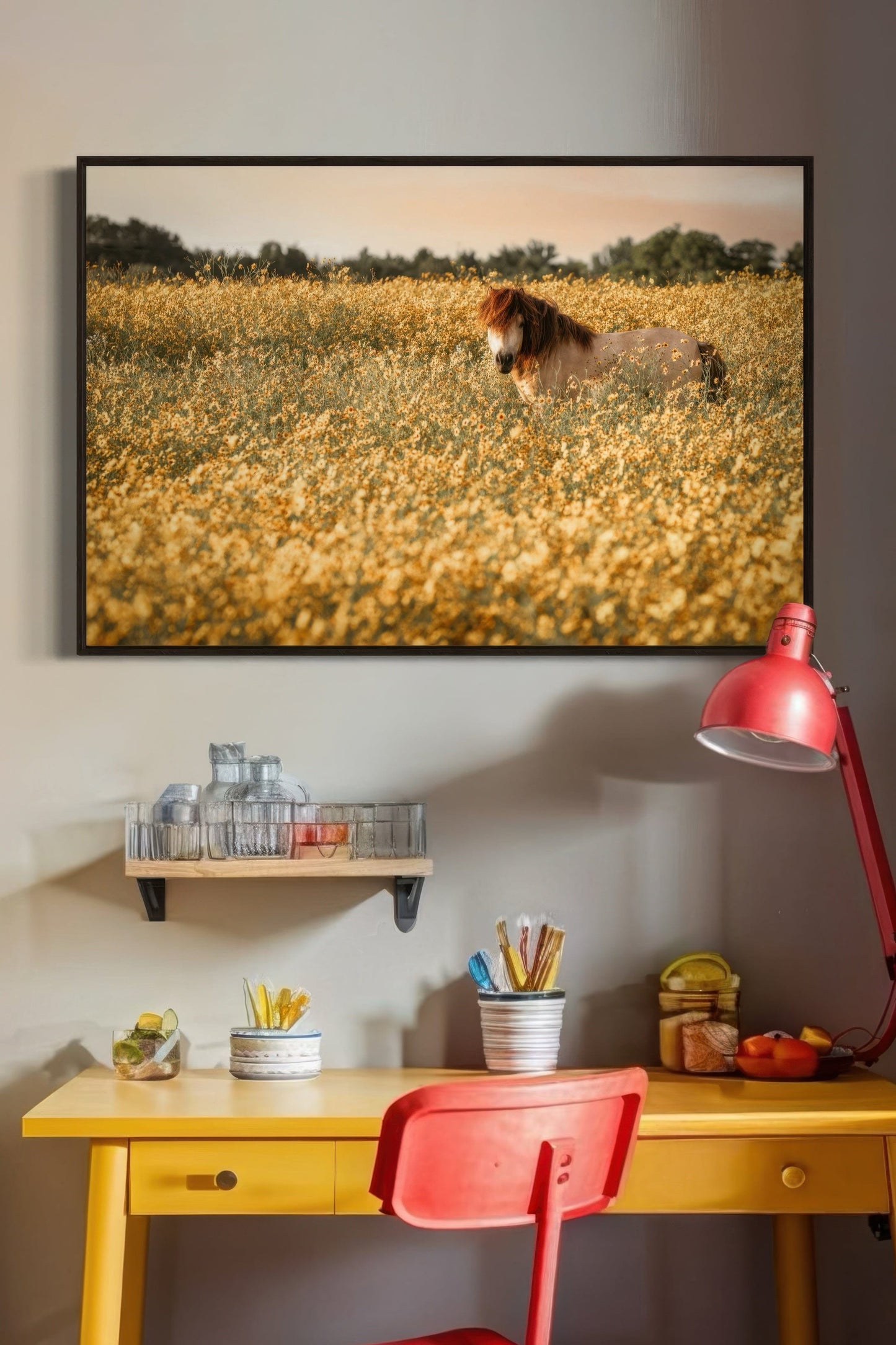 Pony Art for Kids or Nursery Wall Art Teri James Photography