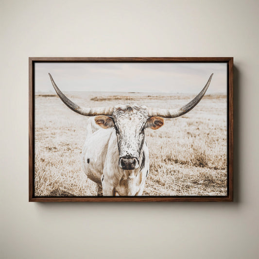 Ranch House Decor Wall Art - Longhorn Photography