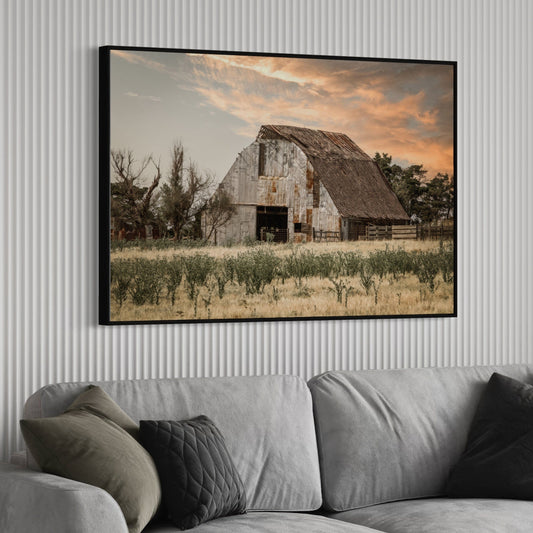 Rustic Old Barn Print Wall Art Teri James Photography