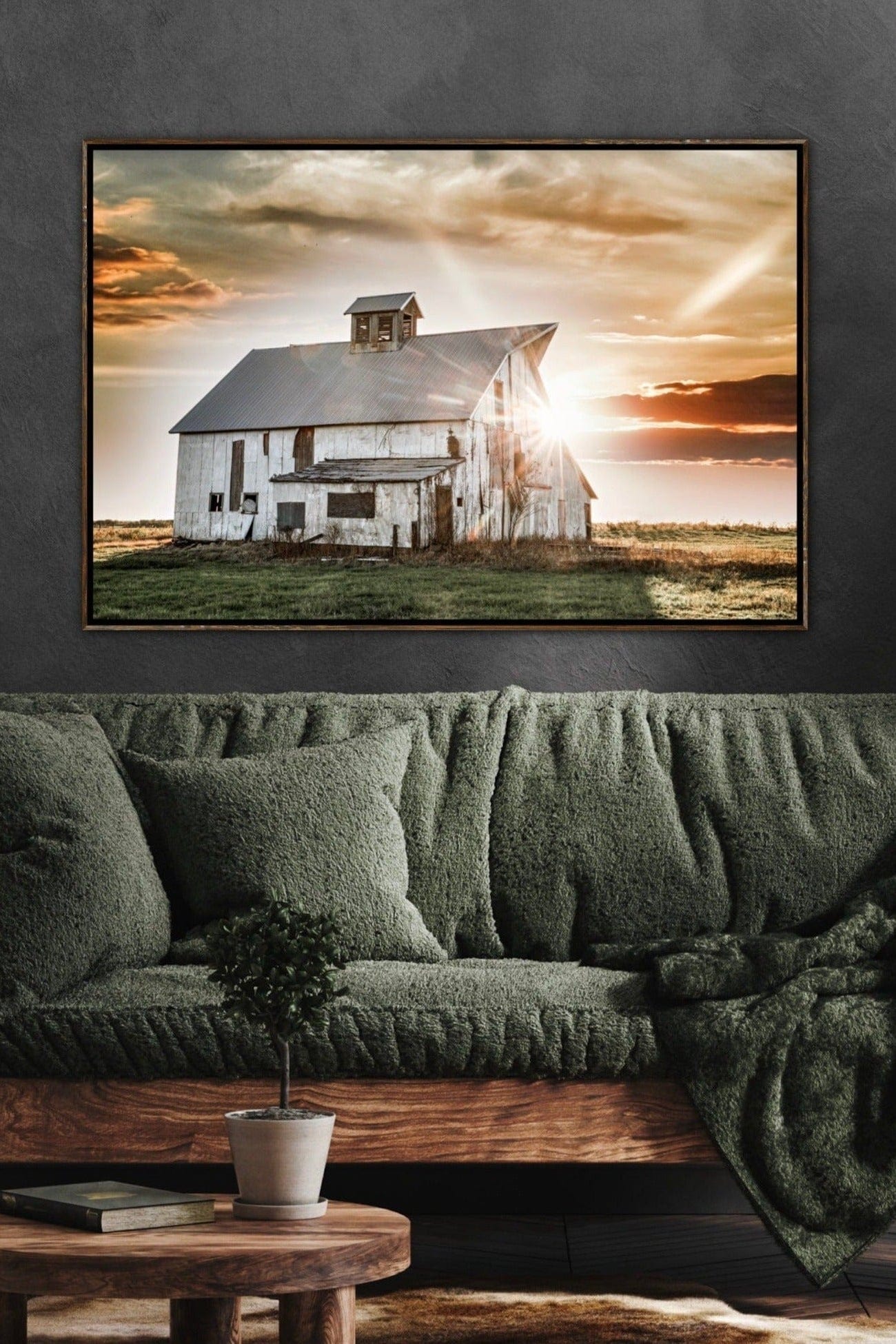 Rustic Wall Art - Old Barn Print Wall Art Teri James Photography