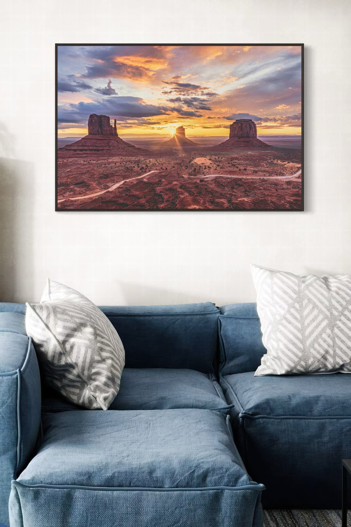 Southwest Wall Art - Monument Valley Desert Landscape Canvas