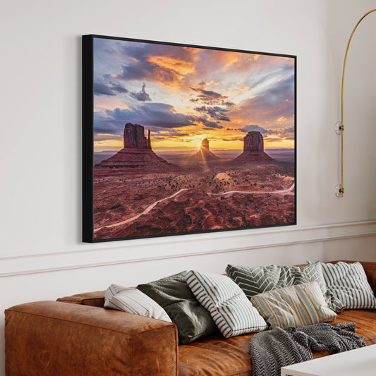 Southwest Home Decor Wall Art - Monument Valley Wall Art Teri James Photography
