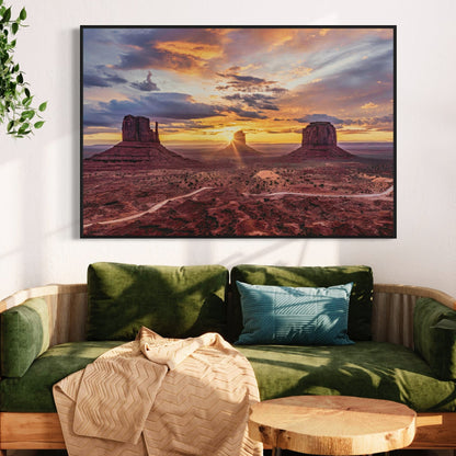 Southwest Home Decor Wall Art - Monument Valley Wall Art Teri James Photography