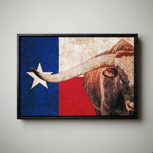 Texas Lone Star Flag Patriotic Home Decor