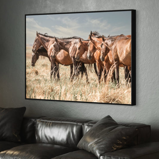 Western Decor Wild Horse Canvas Print Wall Art Teri James Photography