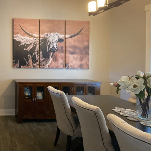 Decorating Large Spaces with 3-Piece Triptychs