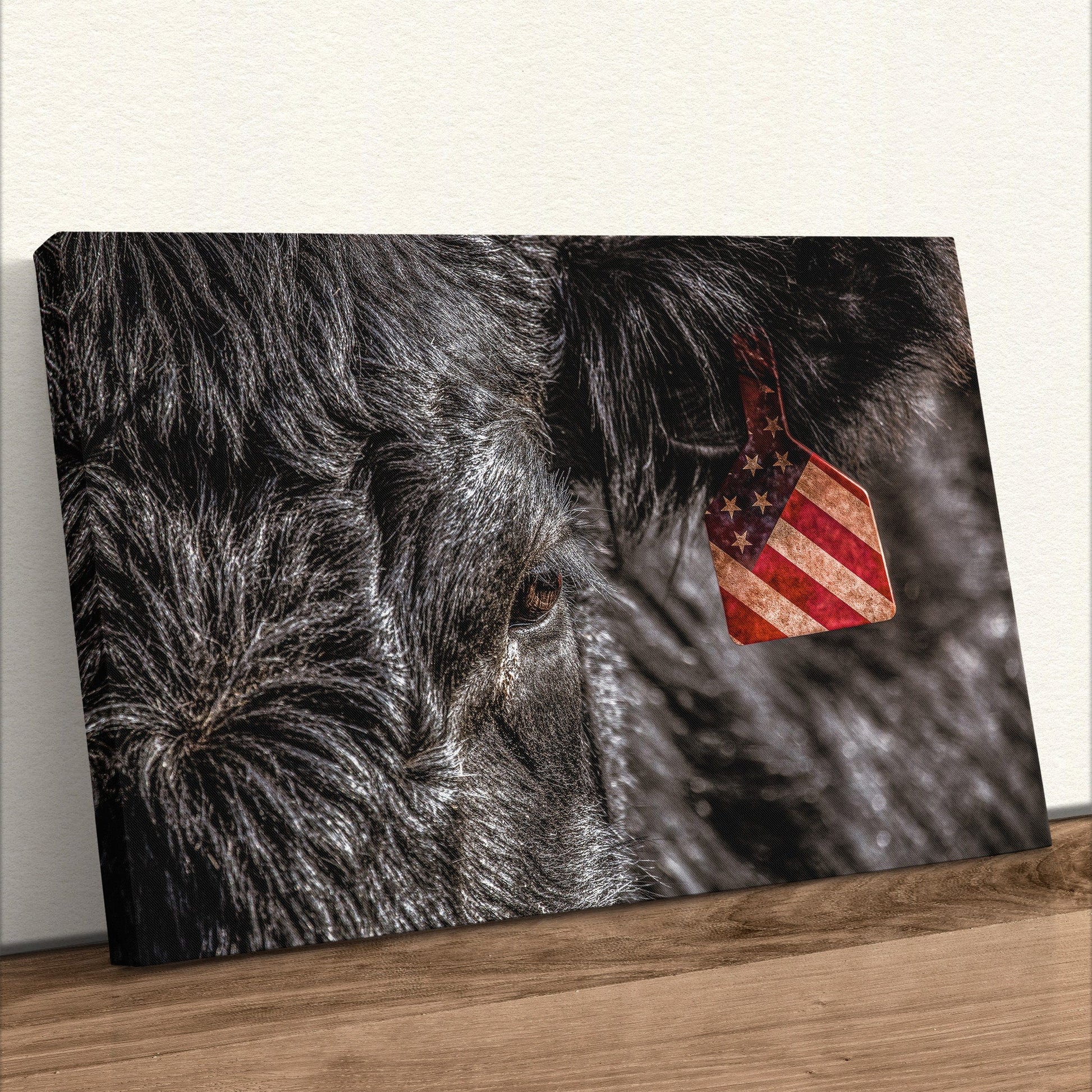 American Angus Beef Canvas Canvas-Unframed / 12 x 18 Inches Wall Art Teri James Photography