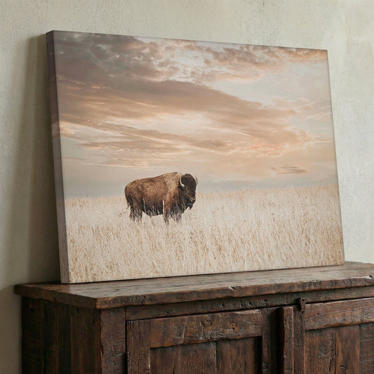 American Bison Wall Art - Large Wildlife Wall Decor - Rustic Animal Print Wall Art Teri James Photography