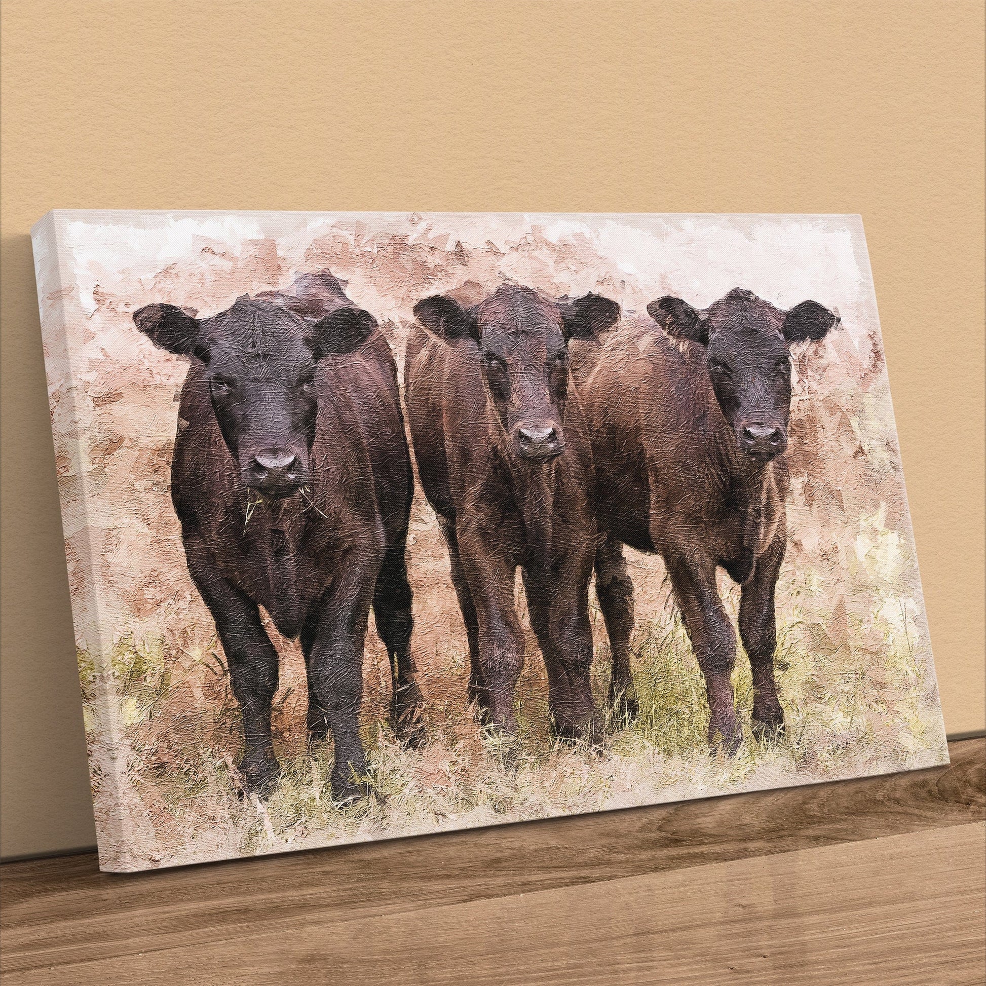 Angus Calves Nursery Decor Canvas-Unframed / 12 x 18 Inches Wall Art Teri James Photography