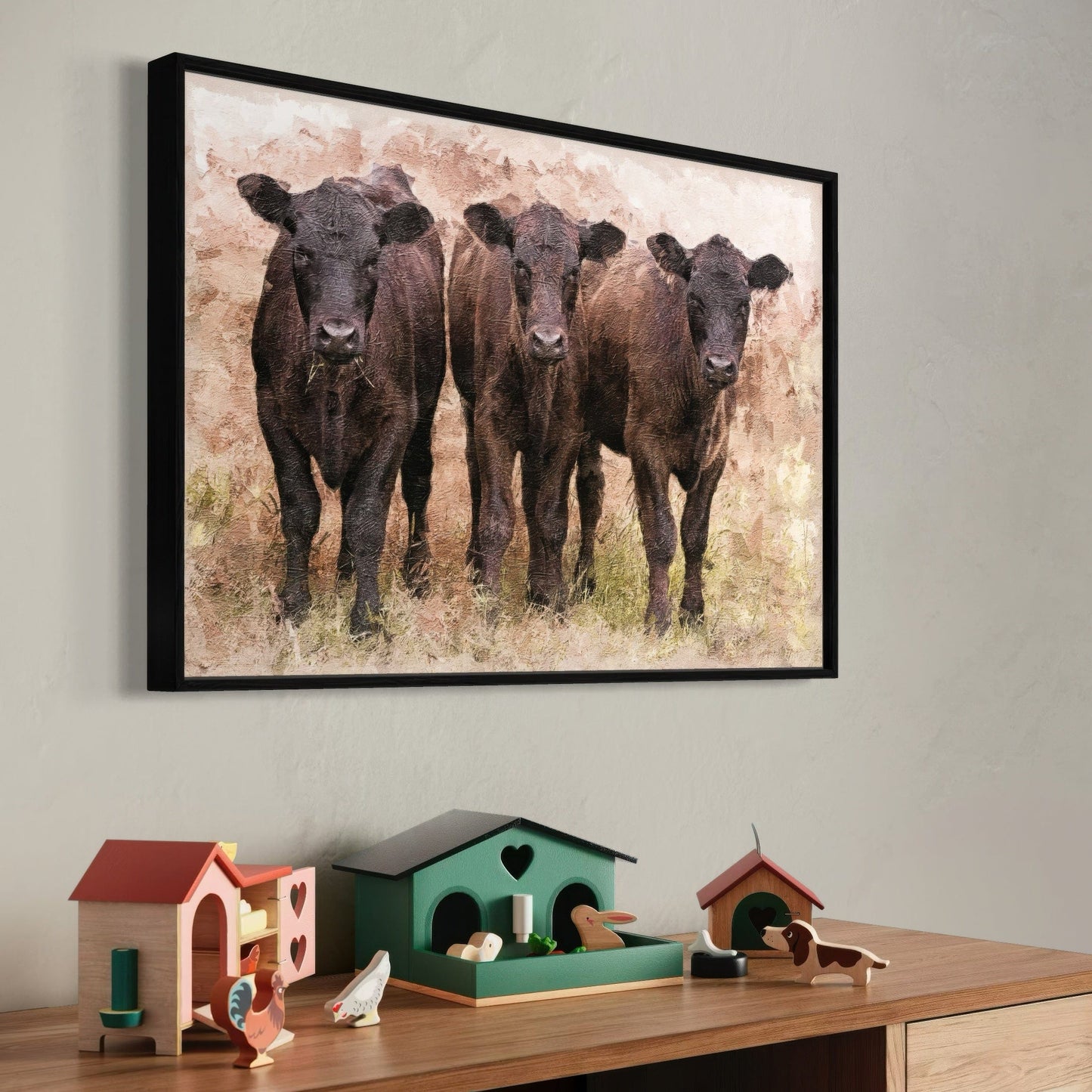 Angus Calves Nursery Decor Wall Art Teri James Photography