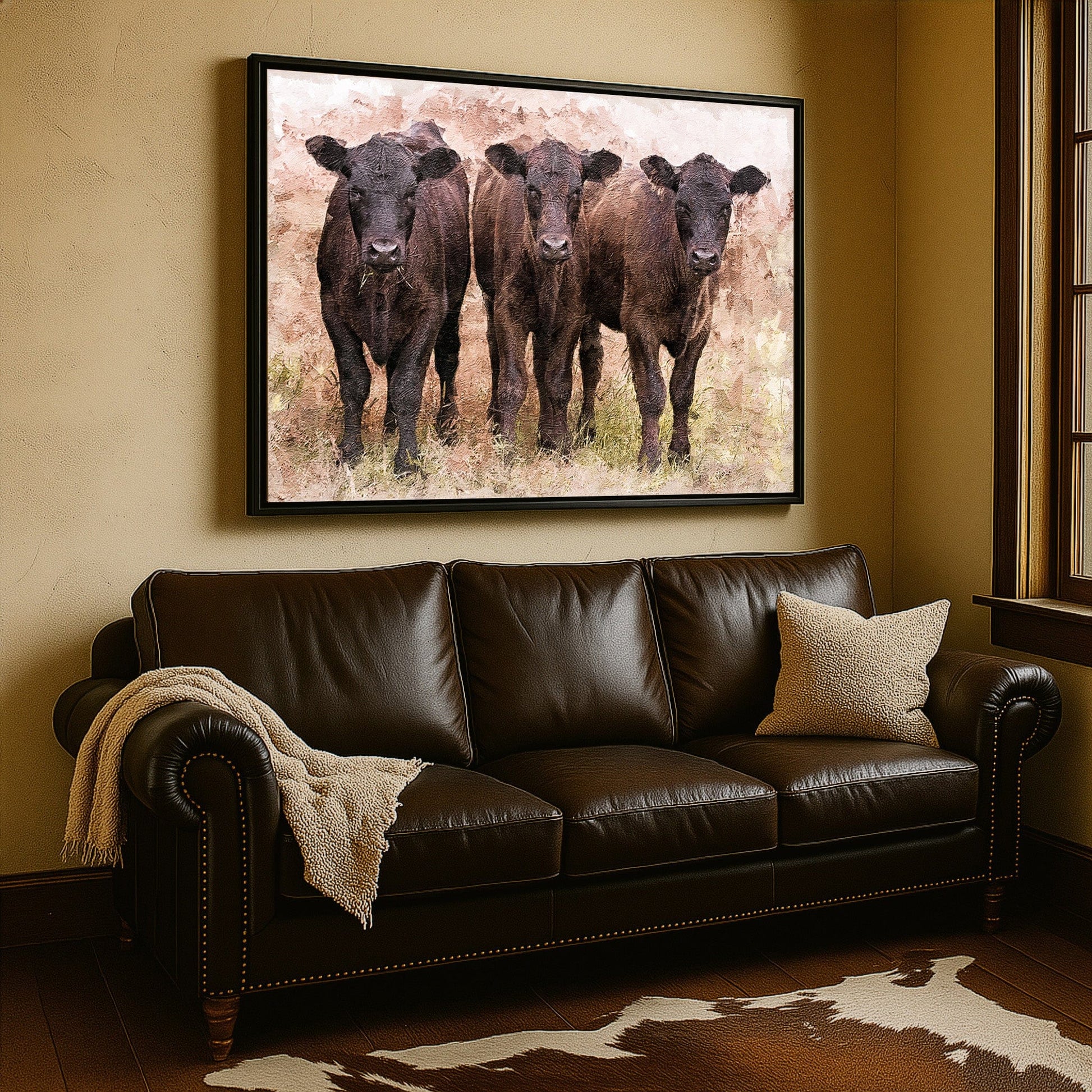 Angus Calves Nursery Decor Wall Art Teri James Photography