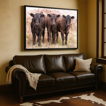 Angus Calves Nursery Decor Wall Art Teri James Photography