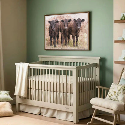 Angus Calves Nursery Decor Wall Art Teri James Photography