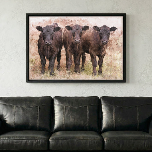 Angus Calves Nursery Decor Wall Art Teri James Photography