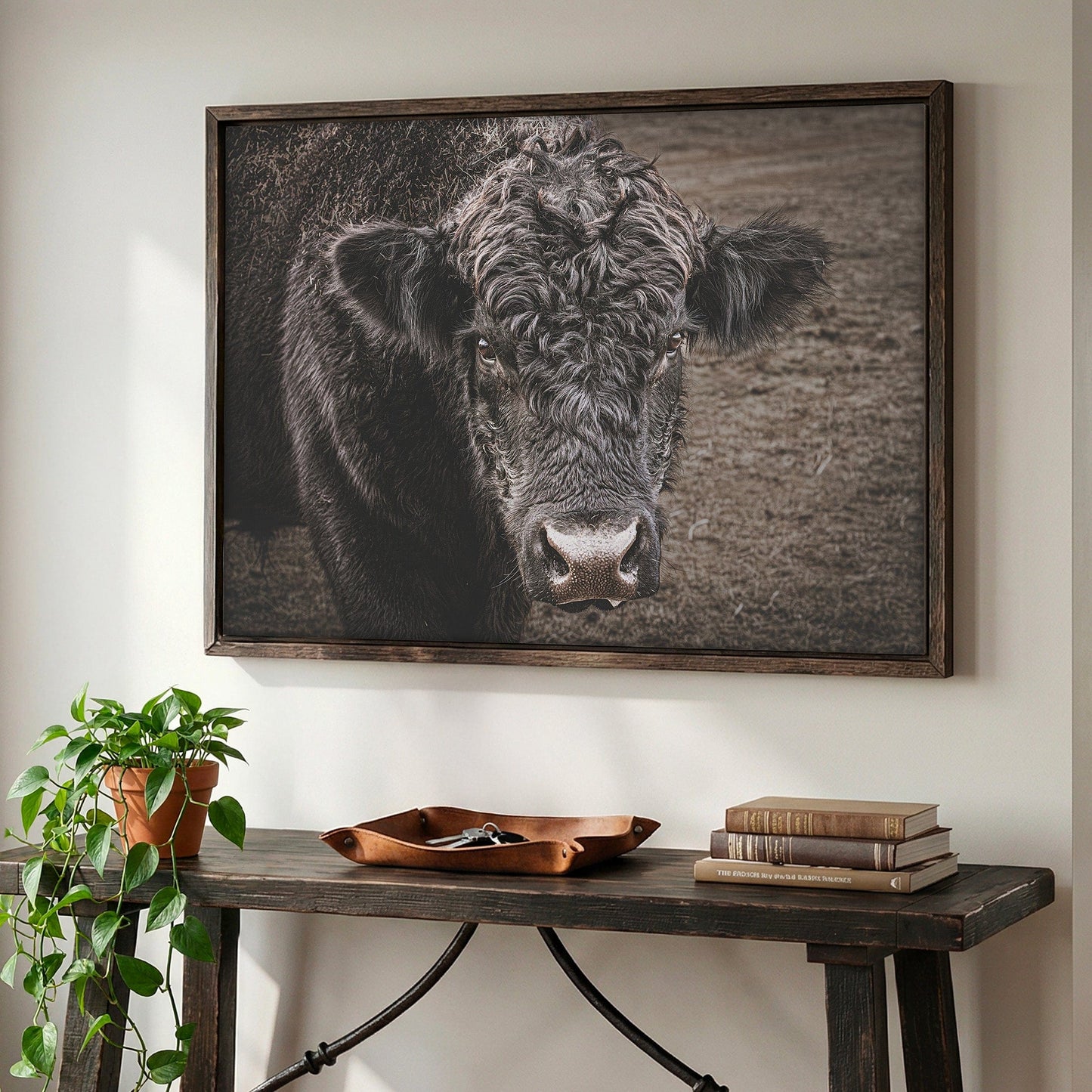 Black Angus Bull Print Wall Art Teri James Photography
