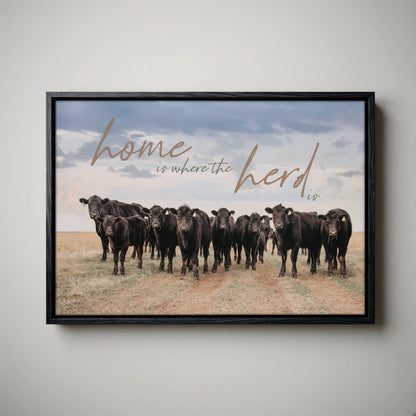 Black Angus Canvas - Inspirational Wall Art