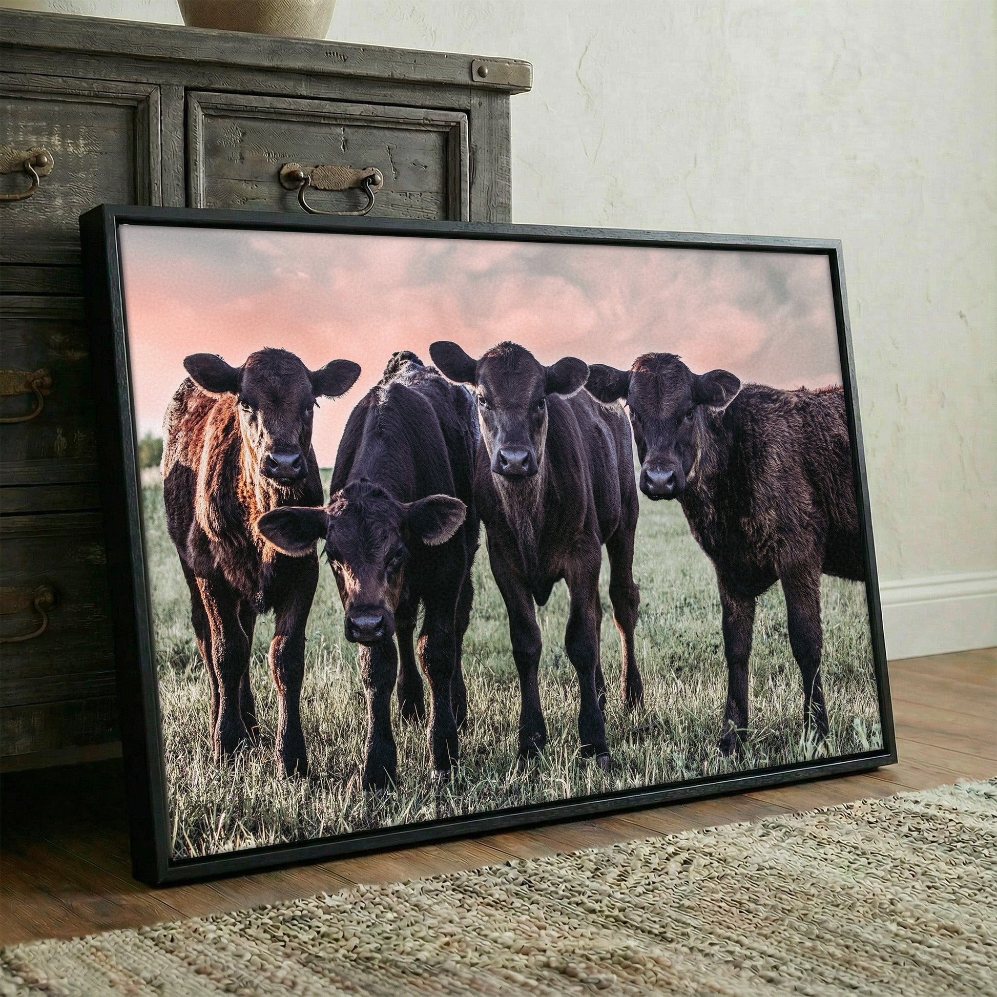 Black Angus Nursery Decor Wall Art Teri James Photography