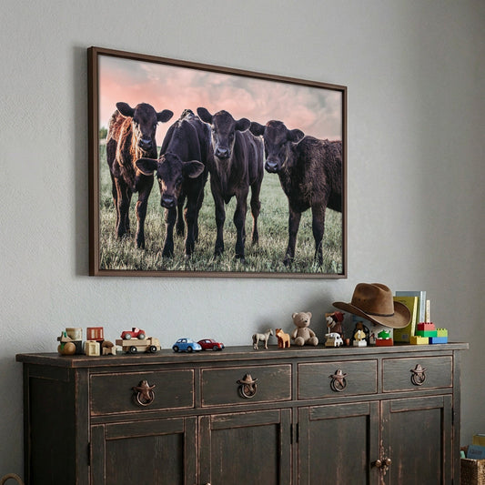 Black Angus Nursery Decor Wall Art Teri James Photography