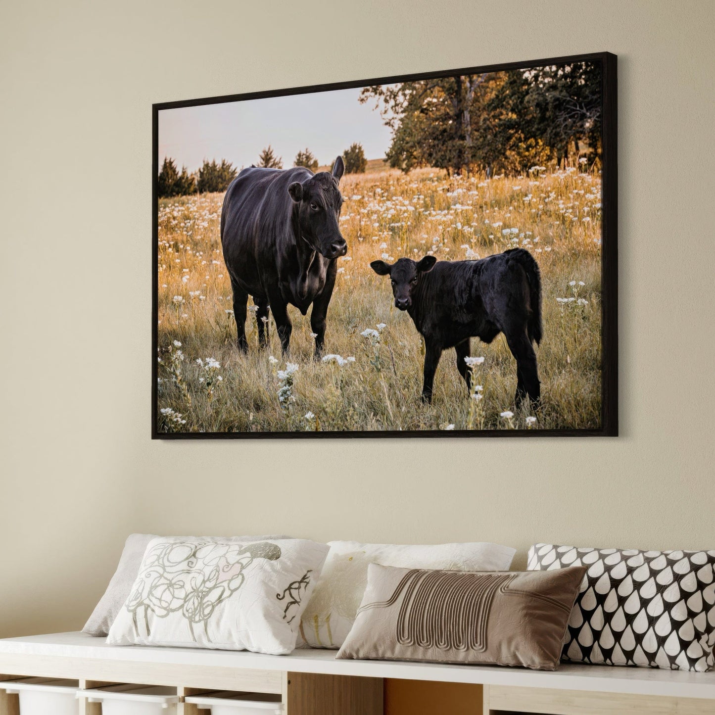 Black Angus Ranch Home Decor Wall Art Teri James Photography