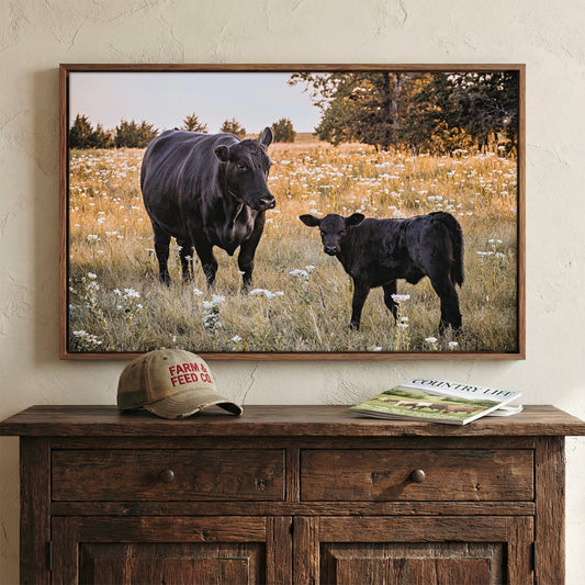 Black Angus Ranch Home Decor Wall Art Teri James Photography