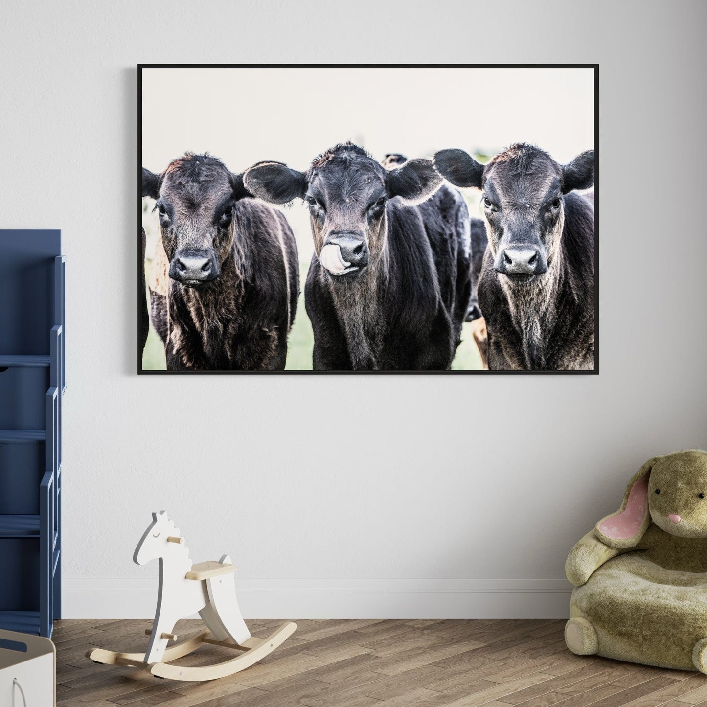 Black Angus Western Nursery Decor Wall Art Teri James Photography