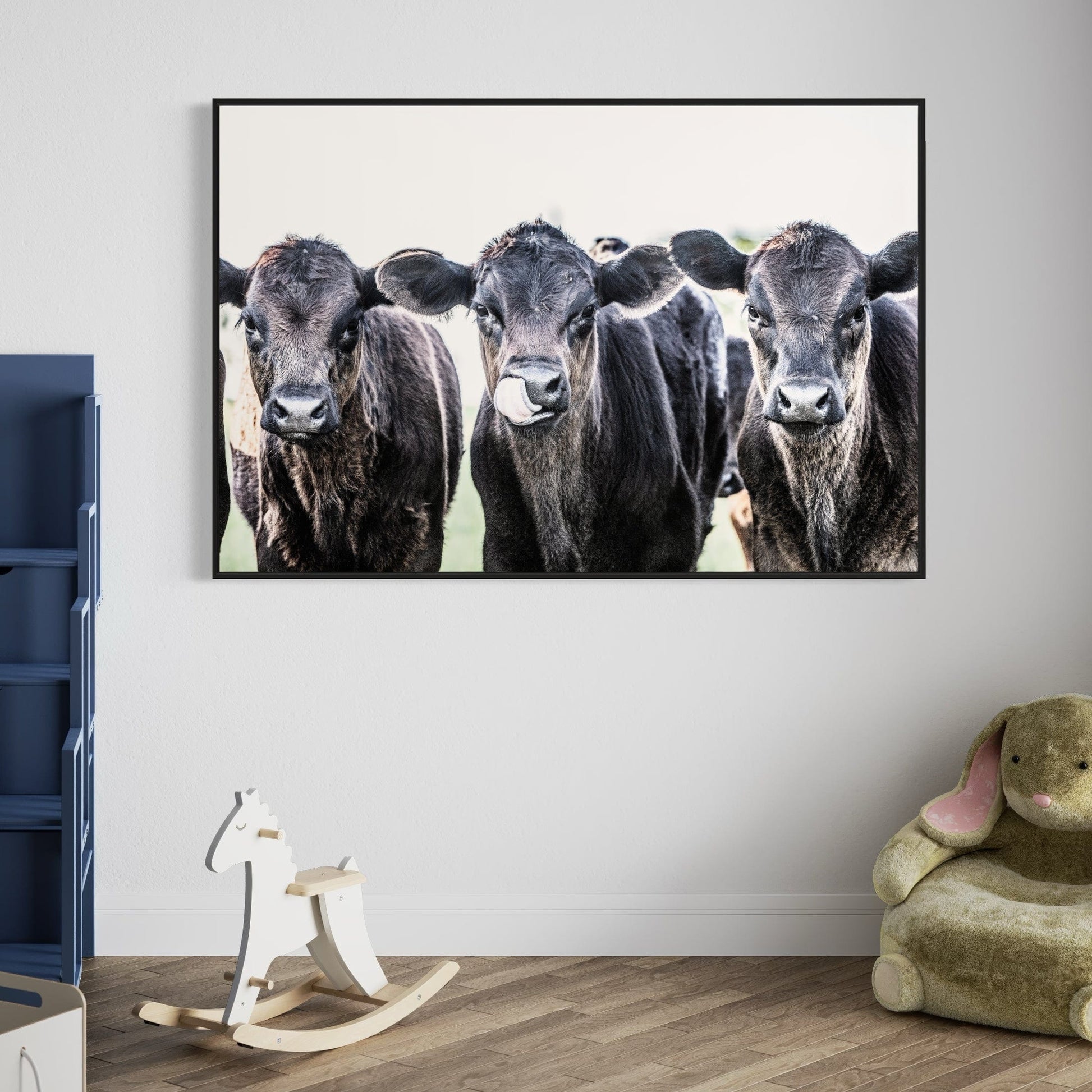 Black Angus Western Nursery Decor Wall Art Teri James Photography