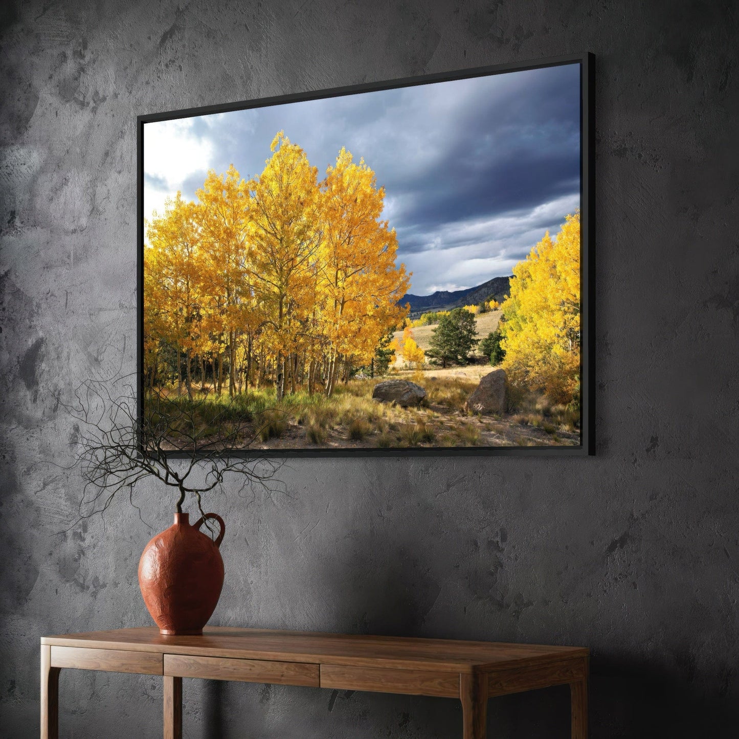 Colorado Landscape - Fall Aspen Trees Wall Art Teri James Photography