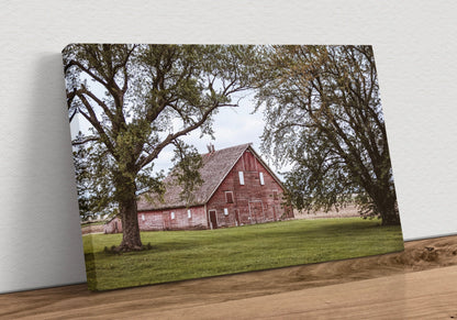 Country Wall Decor - Old Red Barn Canvas-Unframed / 12 x 18 Inches Wall Art Teri James Photography