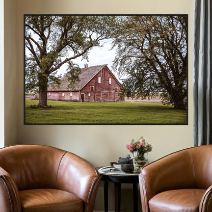 Country Wall Decor - Old Red Barn Wall Art Teri James Photography