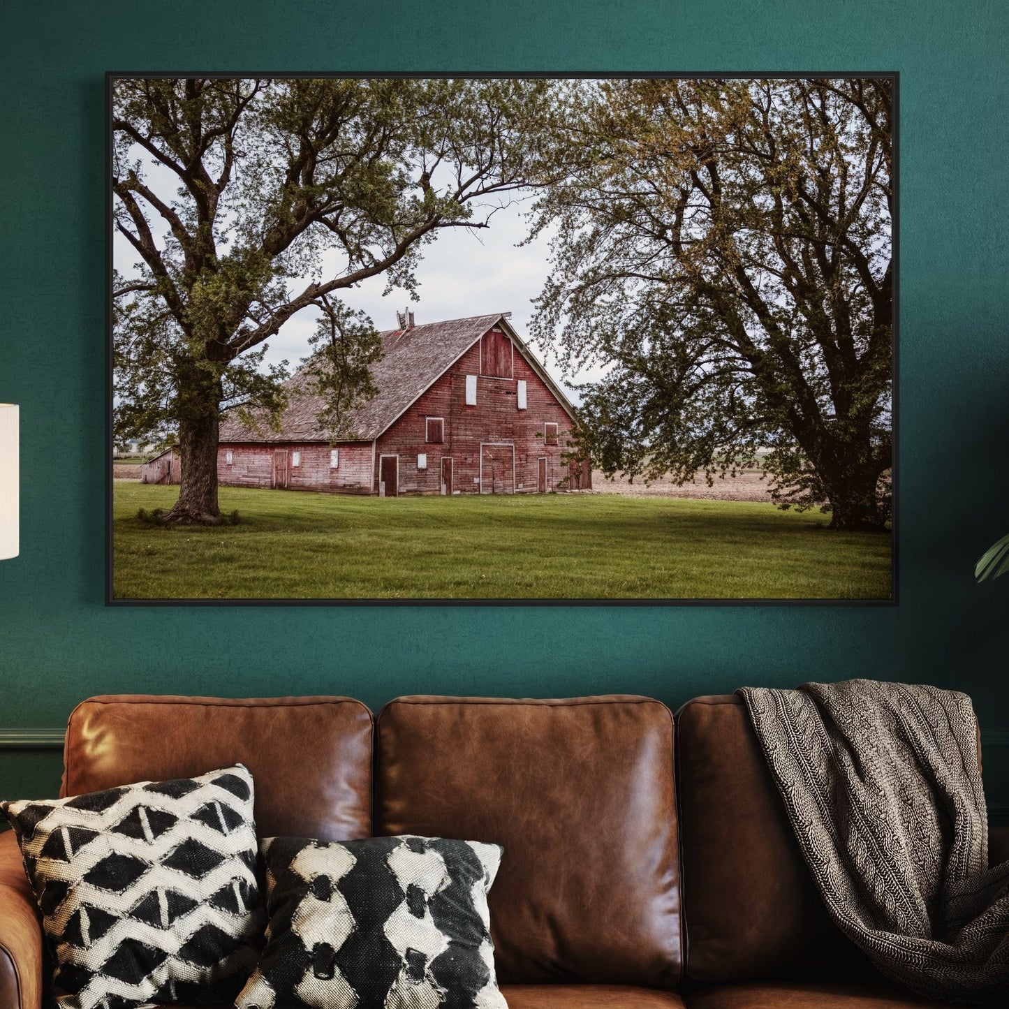 Country Wall Decor - Old Red Barn Wall Art Teri James Photography