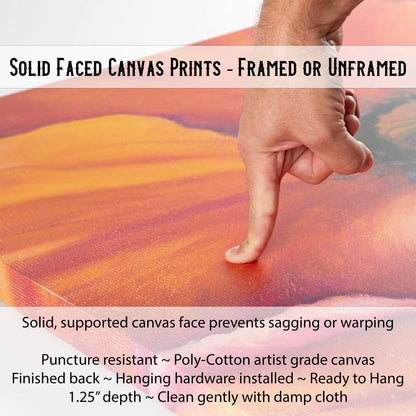 solid faced canvas info