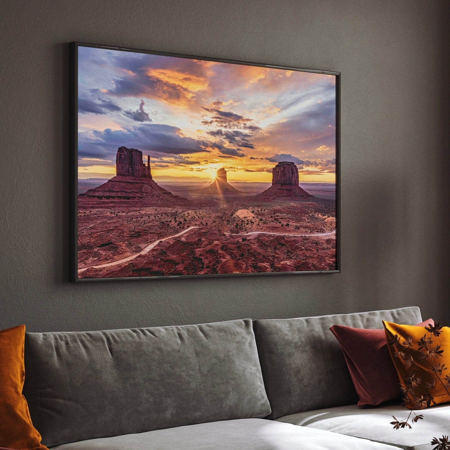Desert Canvas Art, Monument Valley Wall Art Teri James Photography