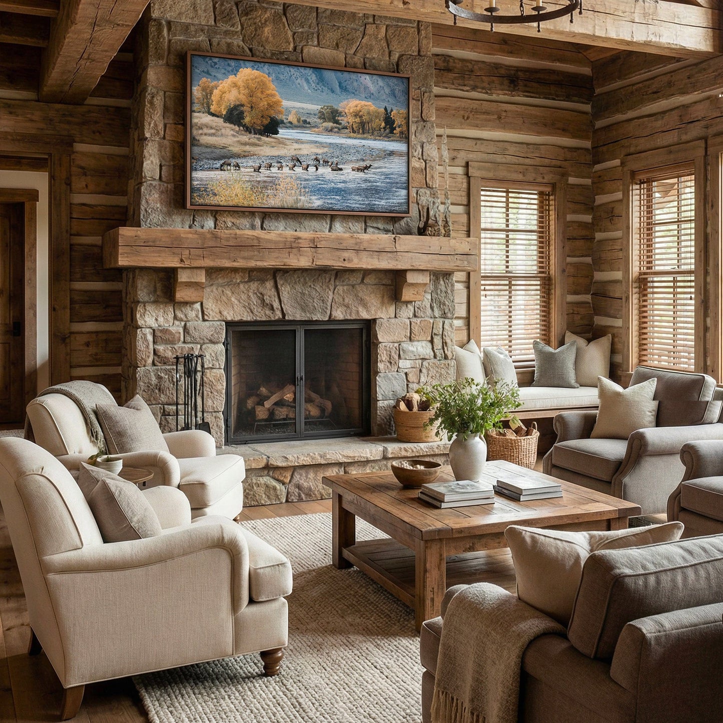 Elk in Paradise Valley Print Wall Art Teri James Photography