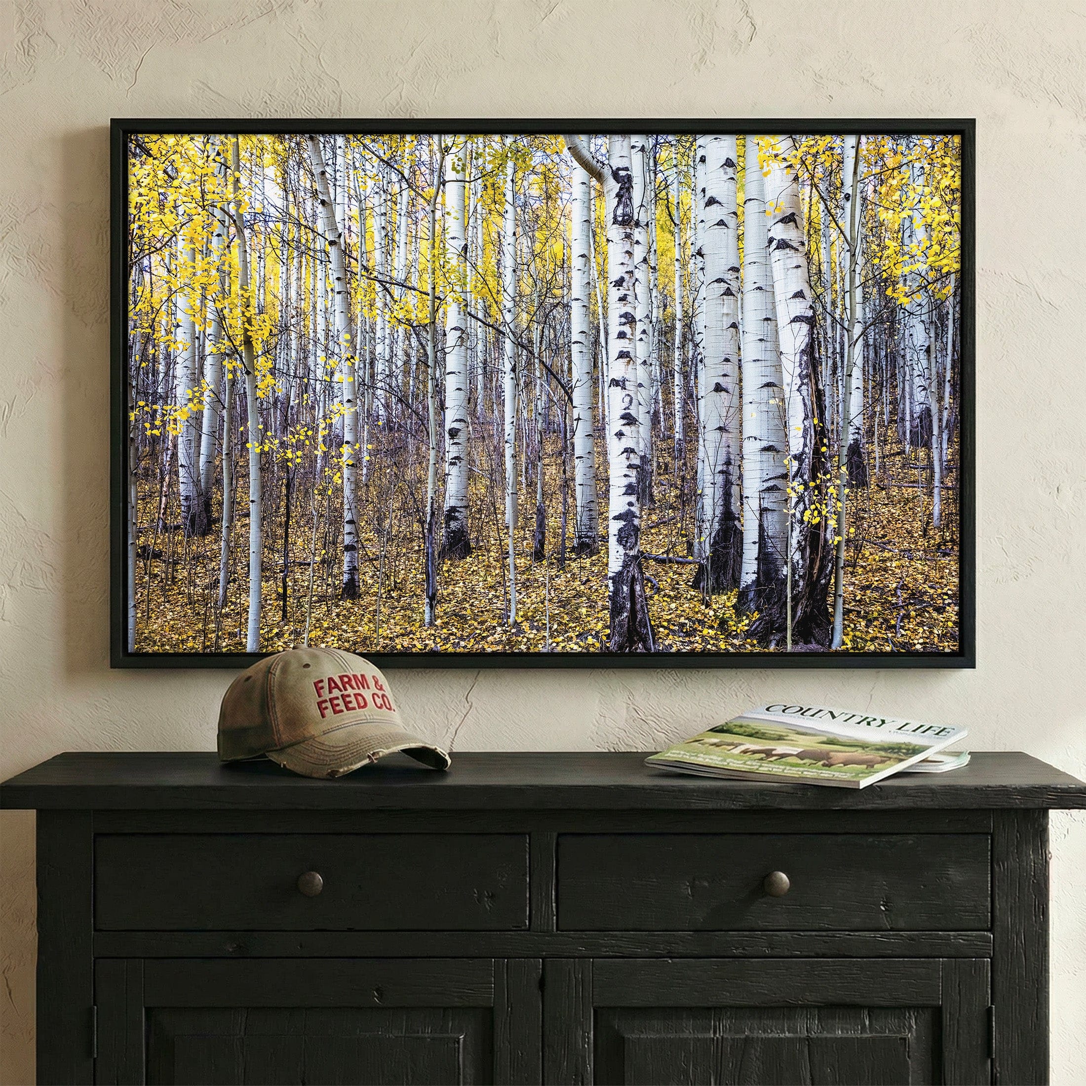 Fall Aspen Tree Wall Art | Colorful Colorado