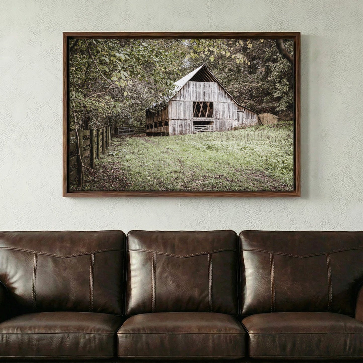Farmhouse Barn Wall Decor - Rustic Canvas Print Adds Natural Warmth Wall Art Teri James Photography