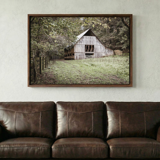 Farmhouse Barn Wall Decor - Rustic Canvas Print Adds Natural Warmth Wall Art Teri James Photography