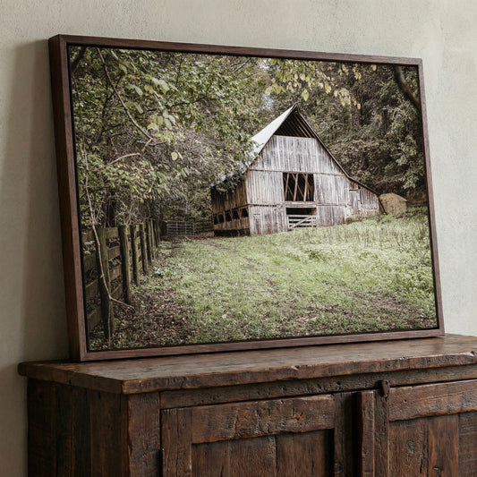 Farmhouse Barn Wall Decor - Rustic Canvas Print Adds Natural Warmth Wall Art Teri James Photography
