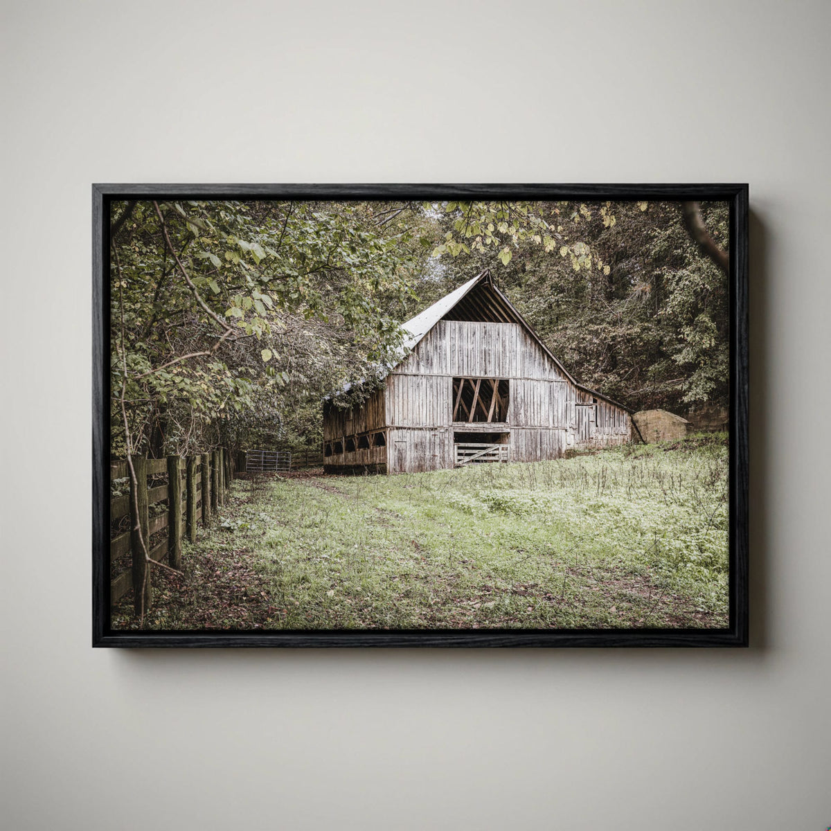Farmhouse Barn Wall Decor - Rustic Canvas Print