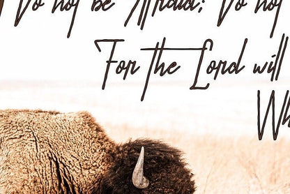 Gift for a Newborn Nursery - Bison Wall Decor Wall Art Teri James Photography